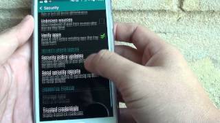 Samsung Galaxy S5: How to Enable/Disable Send Security Report