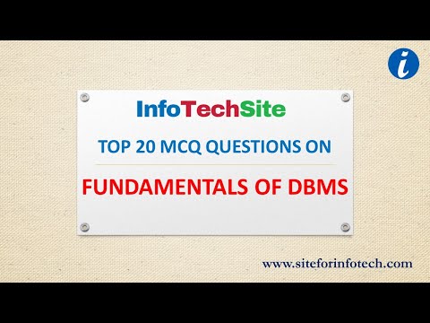 Vídeo: Què és DBMS Mcq?