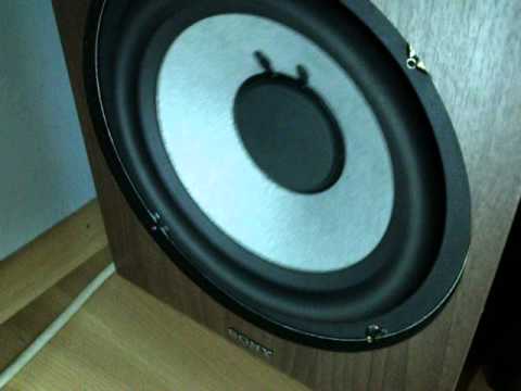 SONY SA-W2500 SUBWOOFER TEST