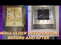 Vintage old nikon wall clock turns to creative color restoration