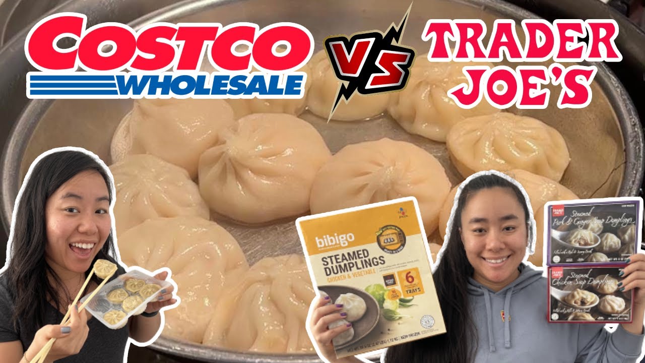 Trader Joe's Soup Dumplings vs Din Tai Fung Dumplings [Taste Test]