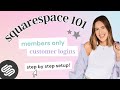 Your complete guide to squarespace member sites  squarespace 71  70 tutorial