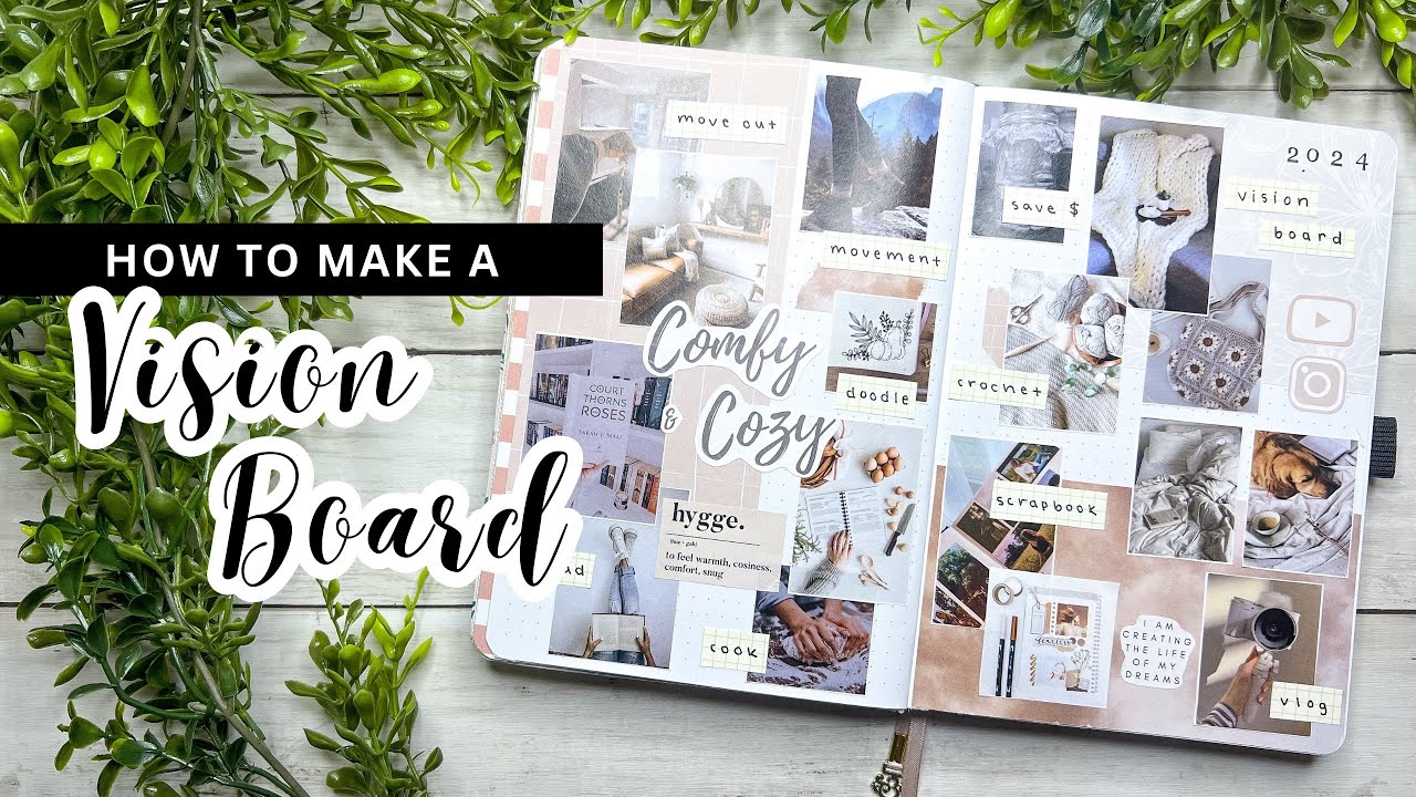 Create a Vision Board in Any Notebook — WRITING MINDSET