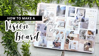 How to make a ✨VISION BOARD✨ in your BULLET JOURNAL!