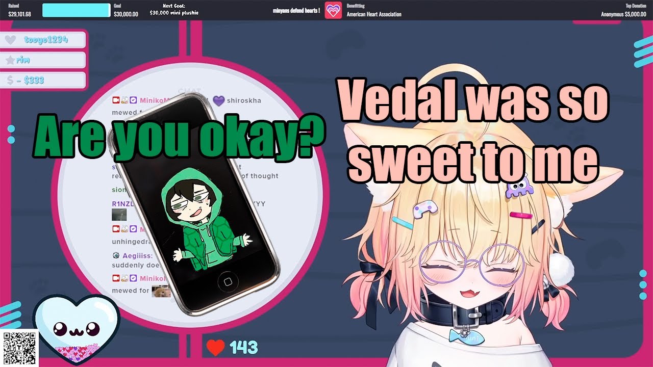 Mini talks about the hangover after the Vedal drinking collab