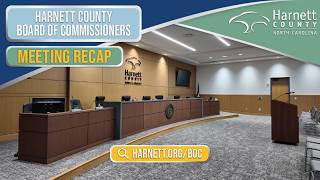 March 30, 2026 Special Harnett County Board of Commissioners Meeting
