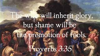 Proverbs 3:35 The wise… #bible #inspiration #bibleverse #catholic #biblestudy