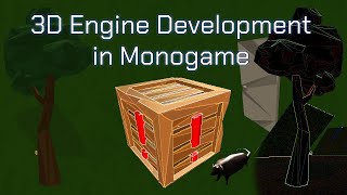 3D Engine Development in MonoGame - New Models, Updated Collision, Level Change, Interaction