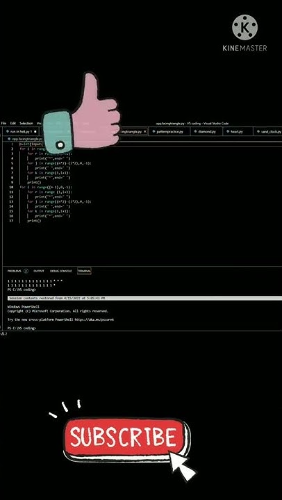 Bow tie pattern Python - YouTube