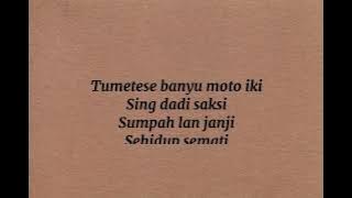 Banyu moto -Gilga Sahid ft Woro Widowati (lirik lagu)🎶 #liriklagu #gilgasahid #worowidowaticover