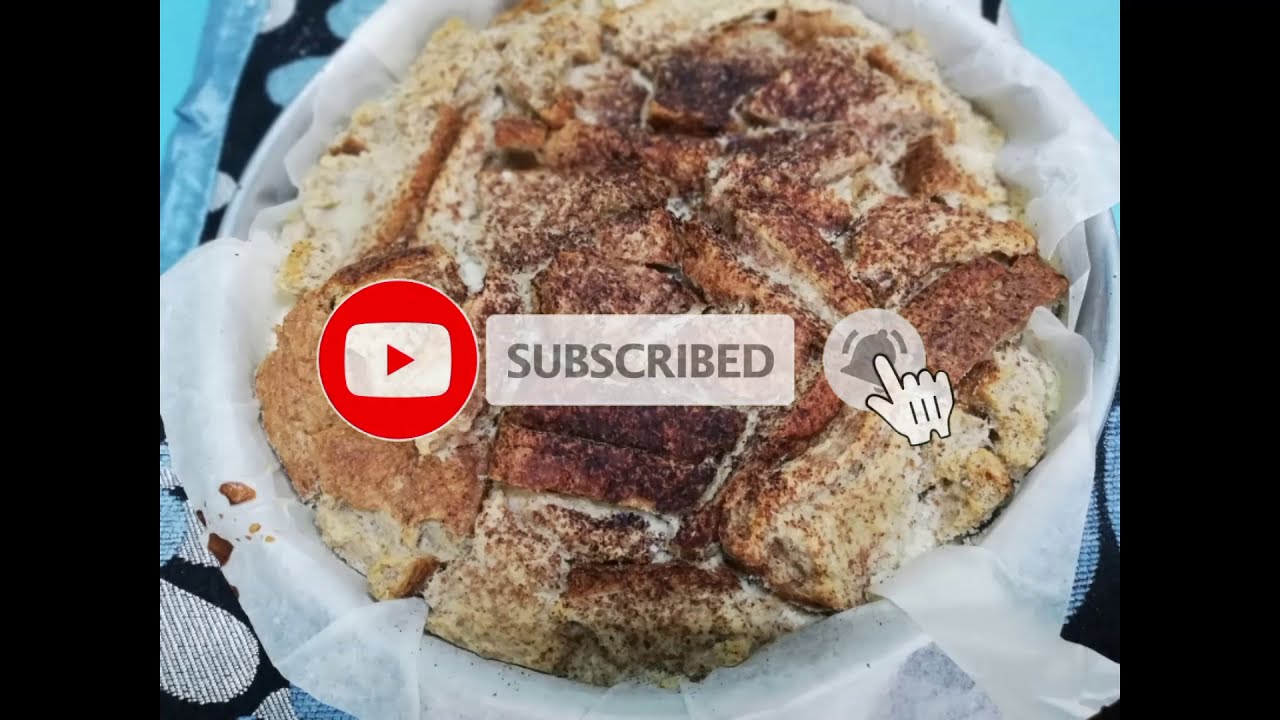 Cara Buat Bingka Roti Mudah - YouTube