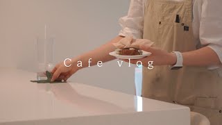 CAFE VLOG  Working solo at cafe from open to close