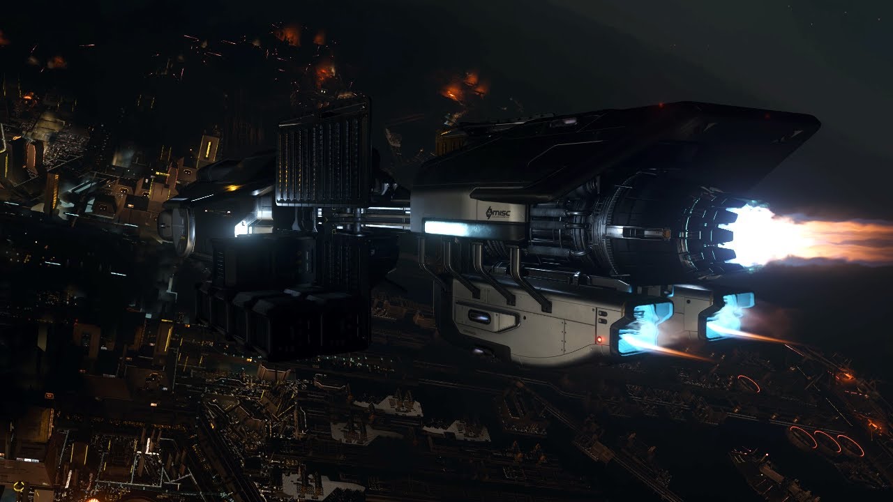 Star Citizen 3.24 PTU | Hull A Cargo Hauling Starter Mission - YouTube