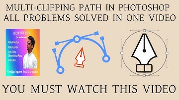 multi clipping path in photoshop, all problems solved in one video