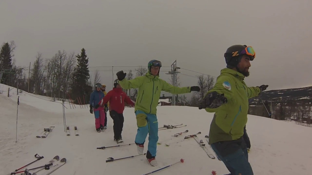 Telemark instructors course level1. day four. YouTube