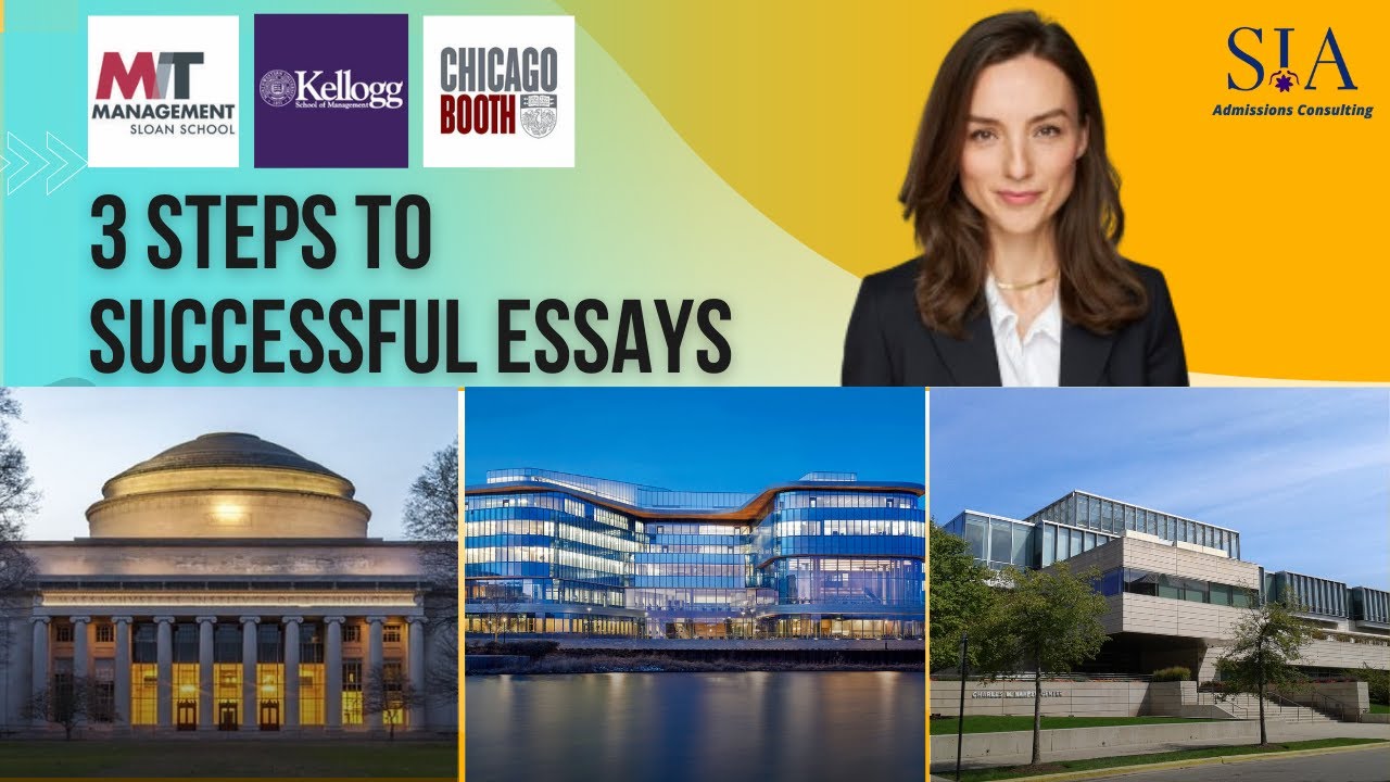 How to Write Successful MIT Sloan, Chicago Booth, & Kellogg MBA Application  Essays | MBA Essay Tips - YouTube