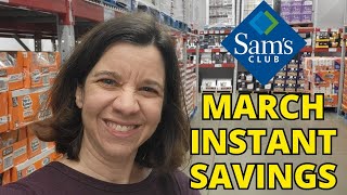 All the BEST New Sam's Club Deals! Sams Instant Savings Food Deals - March 2024