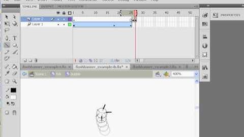 Flash CS4 Banner with Motion Tweening and Secondary Animations- Part 10