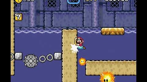 [SMW Hack - Super Mario /v/orld] 2-10(S):Hothead Hop