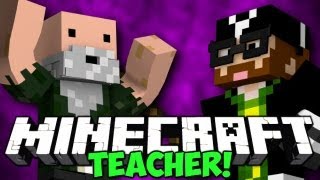 Minecraft: Mini Game: Teacher w/ CavemanFilms & Friends! - 1 - News