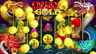 💛🐲💚5 Dragons GOLD MAX! Celebrate and get to spinning in HEART of VEGAS!💛🐲💚 screenshot 5