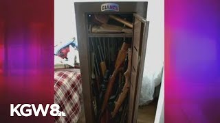 Three arrested in Lake Oswego burglaries, dozens of guns recovered