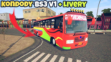 Kondody Bs3 Bus Mod in Bus Simulator Indonesia - Bussid Bus Mod - Bussid Car Mod - Bussid Truck Mod