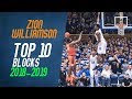 Zion Williamson Top 10 Blocks from 2018-2019 NCAA Season