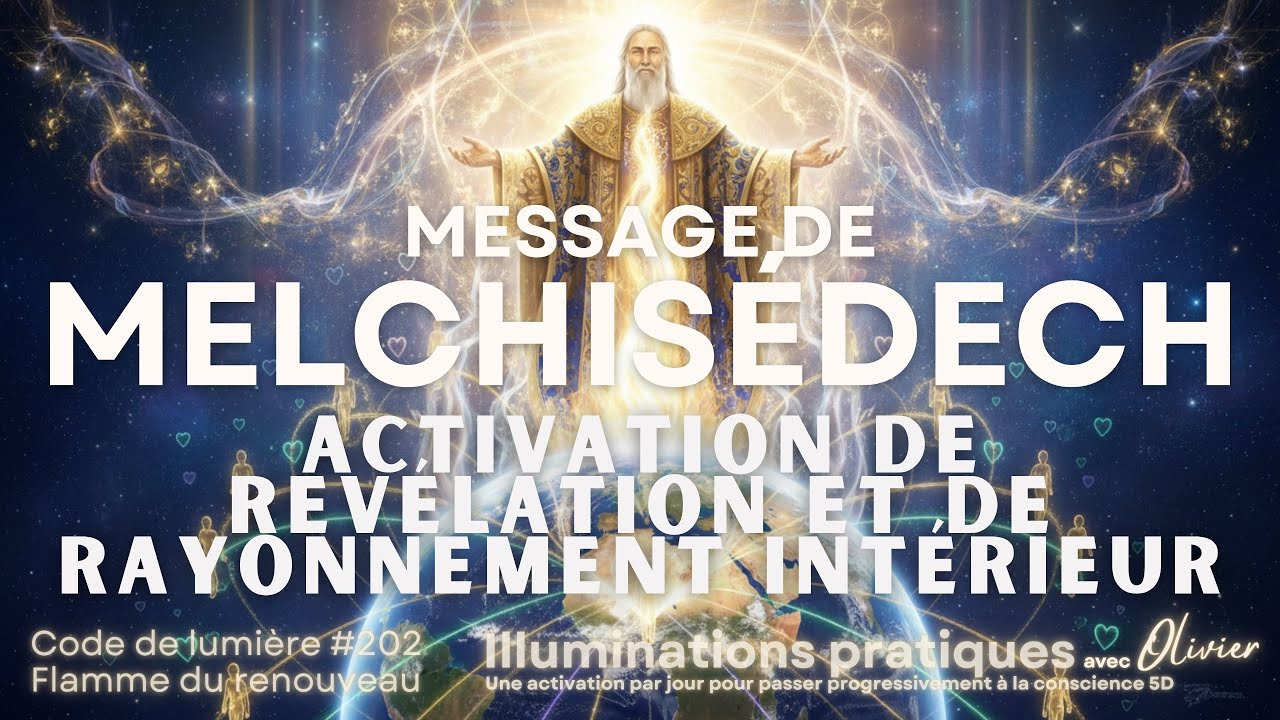 Melchisédech I Révélation et rayonnement I Langage de lumière, messages canalisés