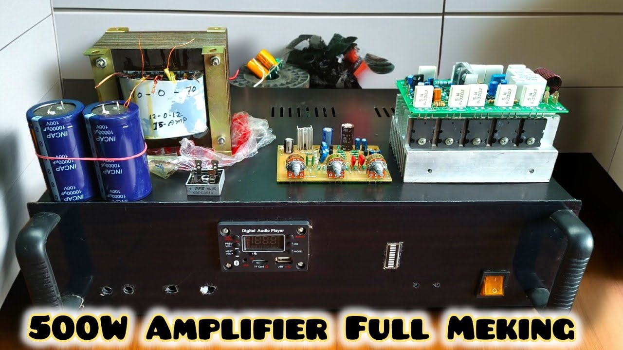 500 Watt Mono Amplifier Full Meking || How To Make 500W Amplifier || 500W Amplifier बनाना सीखो