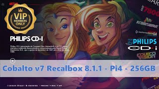 Cobalto v7 - 256GB - Recalbox 8.1.1 - Raspberry Pi4