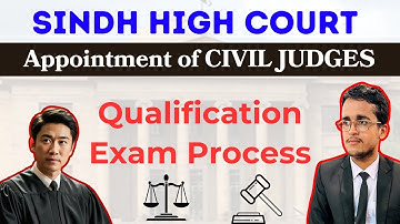 How to become Civil Judge | Judicial Magistrate | SINDH HIGH COURT