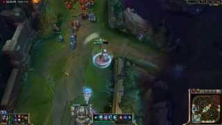 Using Ekko's ultimate to buy items and get back to lane