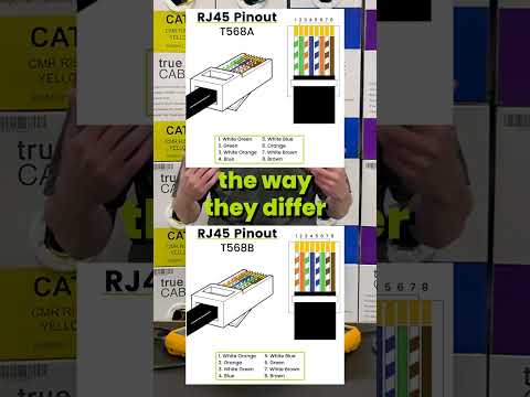 Video: Qual è la differenza tra 568a e 568b?