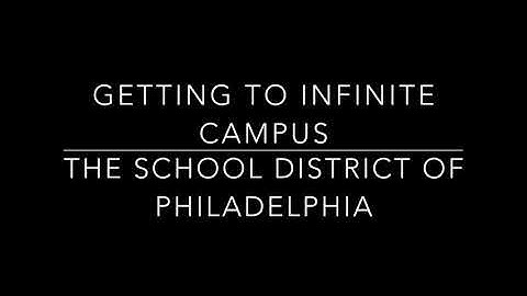 Getting to Infinite Campus