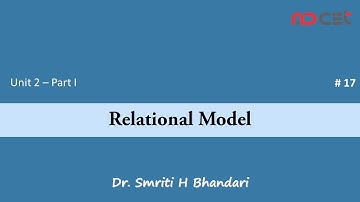 Relational Model - University Database