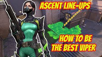 Valorant Viper Ascent -  Must Know Post-Plant Line-Ups - Tips and Tricks