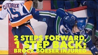 Vancouver Canucks: 2 steps forward, one big step back - Brock Boeser injured