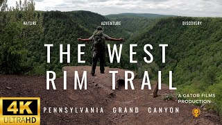 The West Rim Trail  Solo Backpacking  Pennsylvania Grand Canyon  PA Wilds