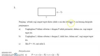 Matematik tingkatan 2 (rumus algebra ...