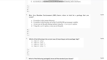 NPTL Programming in JAVA  Week 4.Quiz Assingment