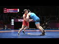 1/2 GR - 87 kg: A. KOMAROV (RUS) v. S. NOVIKOV (UKR)