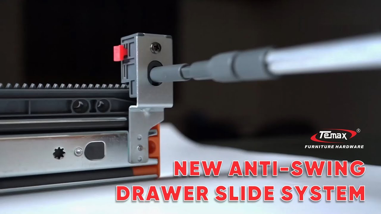 New Anti-swing Drawer Slide System Is Cushiony And Silent! - YouTube