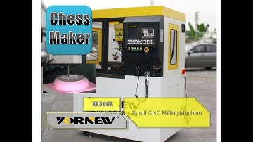 Making Chinese Chess for fun with Yornew XK300A Small CNC Milling Machine.#Shorts