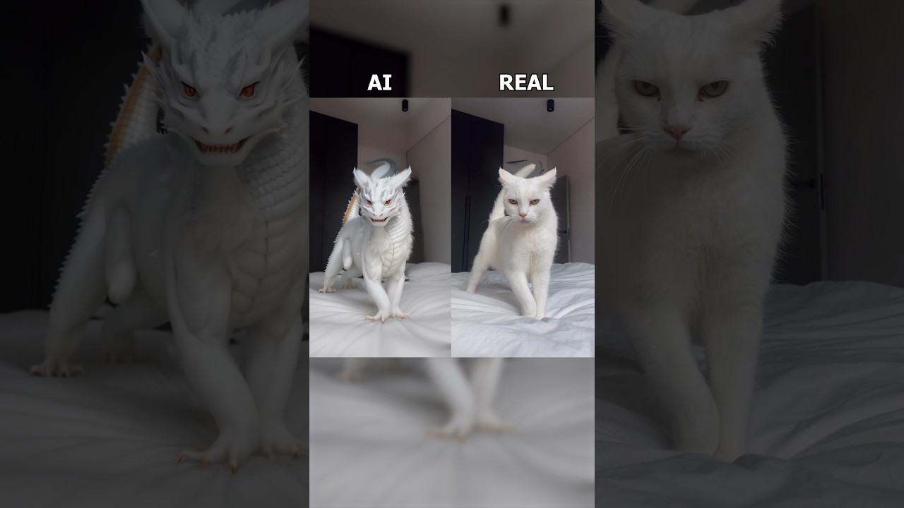 Real Cat or AI Dragon?