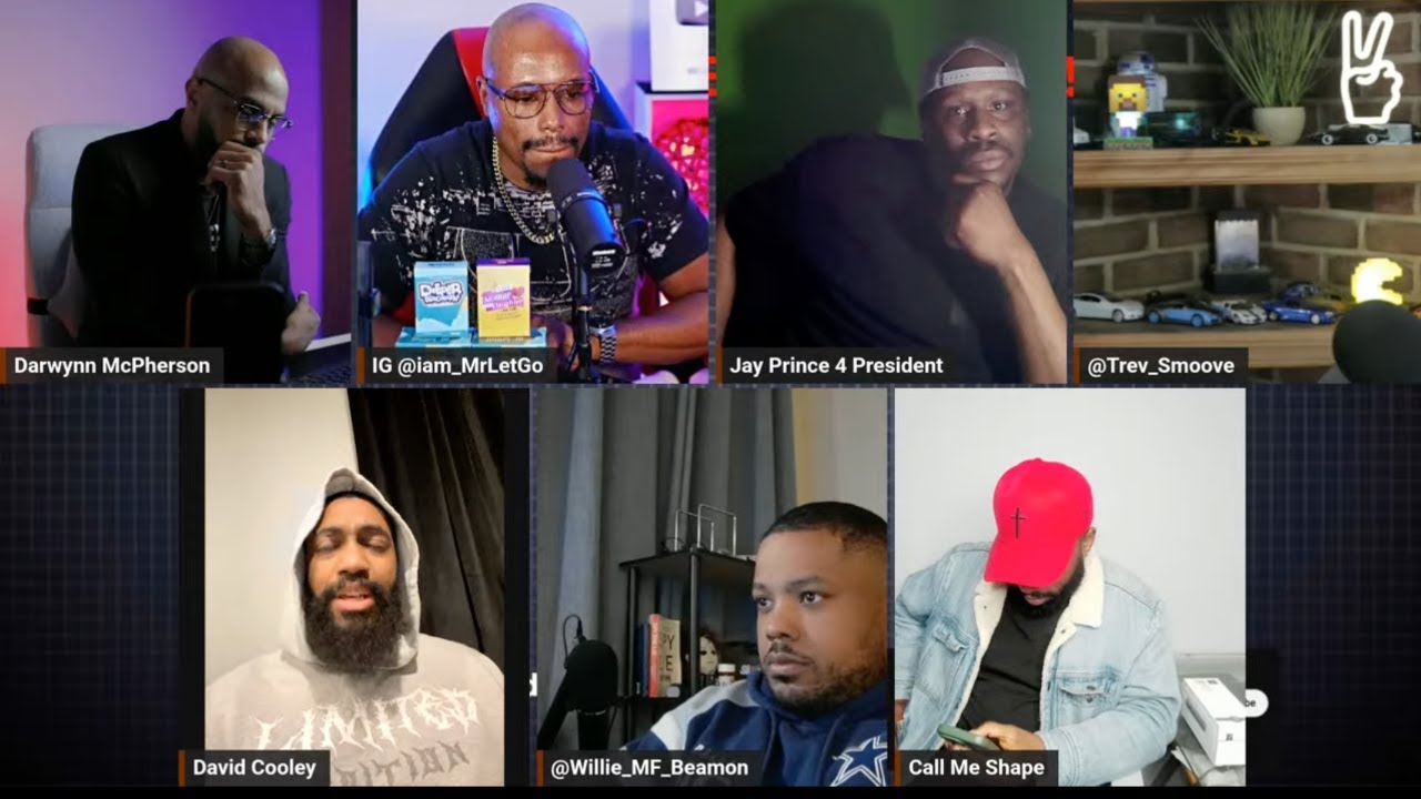 COOLEY  CRASHOUT ON MR LET GO ON DARWYNN MCPHERESON CHANNEL (NO FUGAZEE PODCAST)