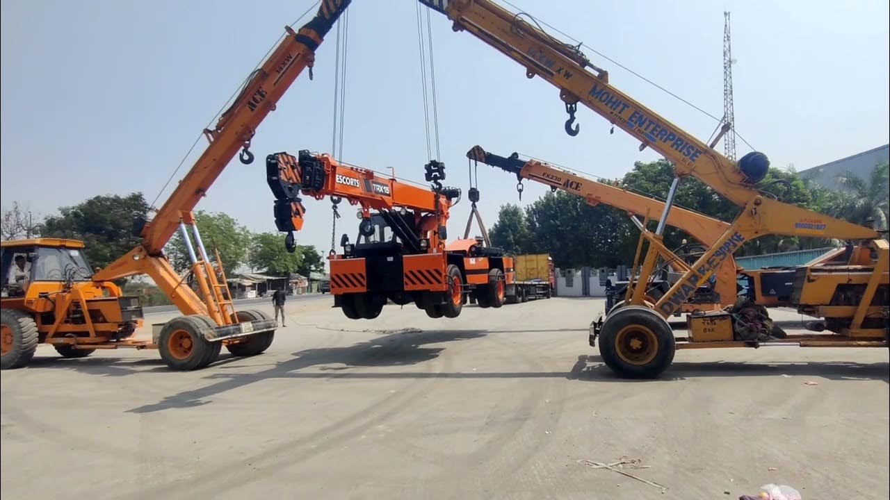 unloading-trx-15-farana-new-escort-trx-15-ton-crane-mini-video