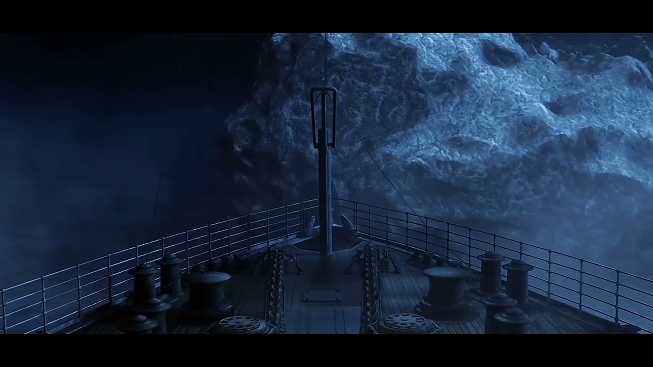 titanic 666 choca con el iceberg