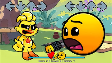 [SWAP] FNF Geometry Dash 2.3 VS Smiling Critters ALL PHASES Sings Can Can | Fire In The Hole