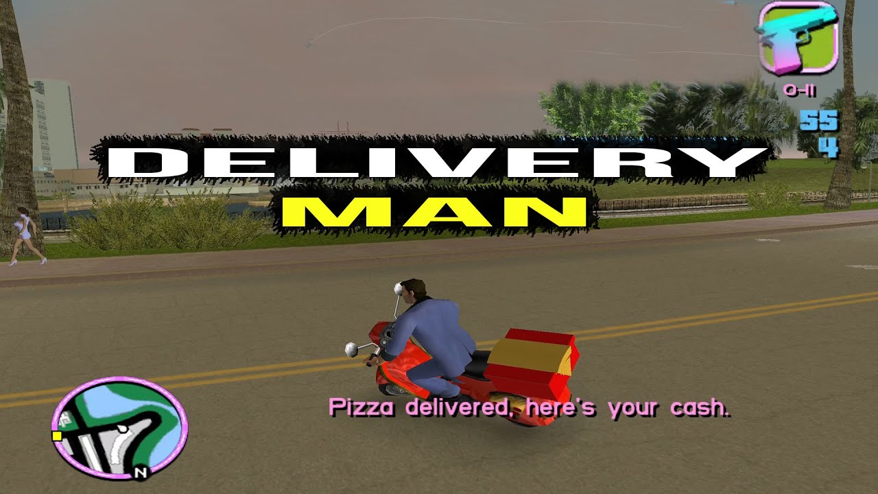 GTA Vice City. Health 150. Mission - Delivery Man